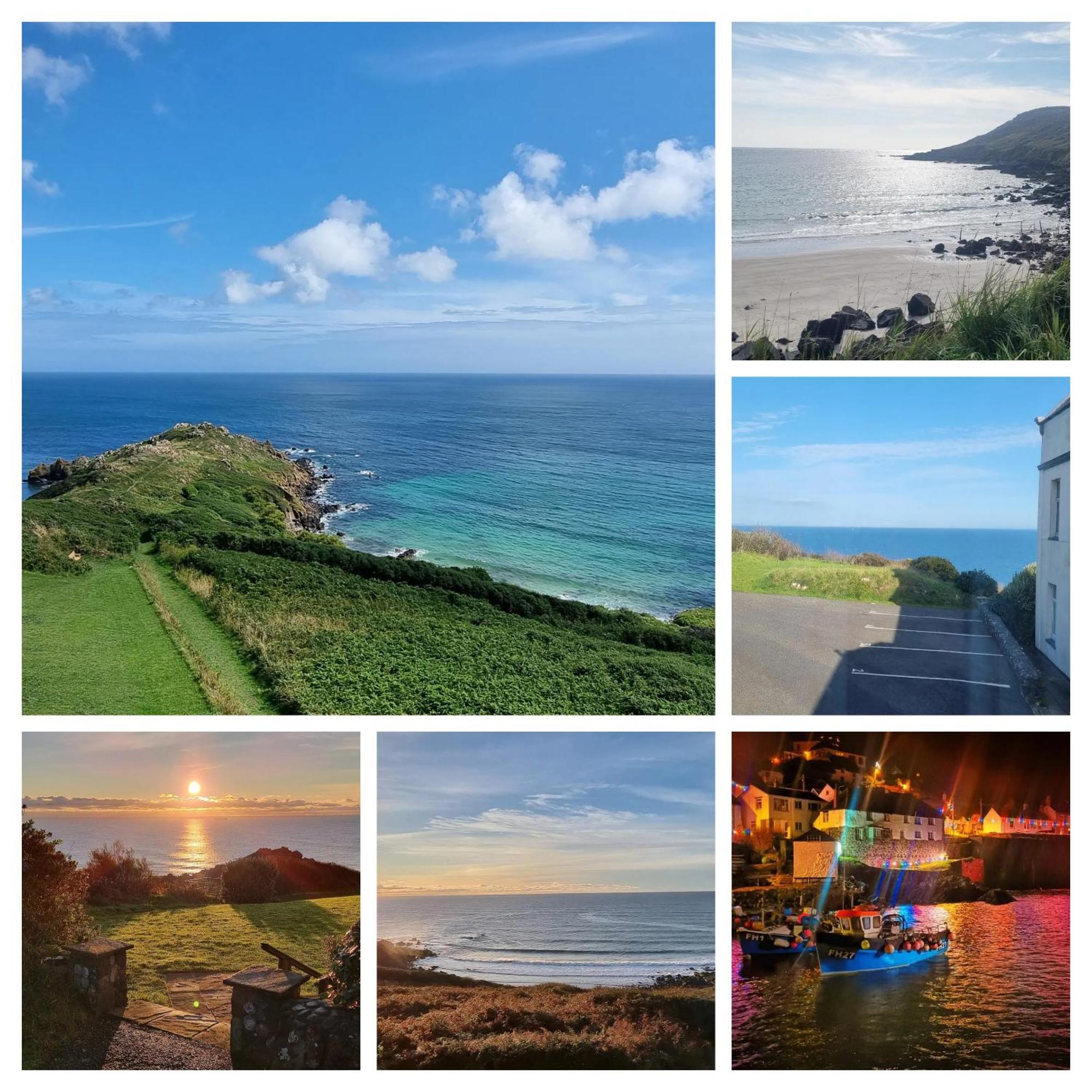 Journeys End With Stunning Sea Views From The Headland Vila Coverack Exterior foto